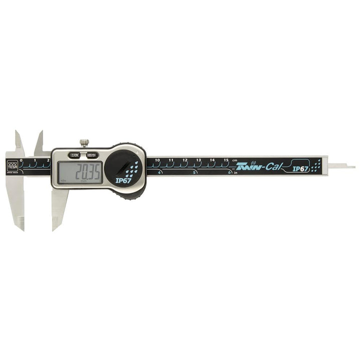 tesa 00530319 Universal Digitaler Messschieber, 0 mm/150 mm Messbereich, 40 mm Dimension A, 16 mm Di
