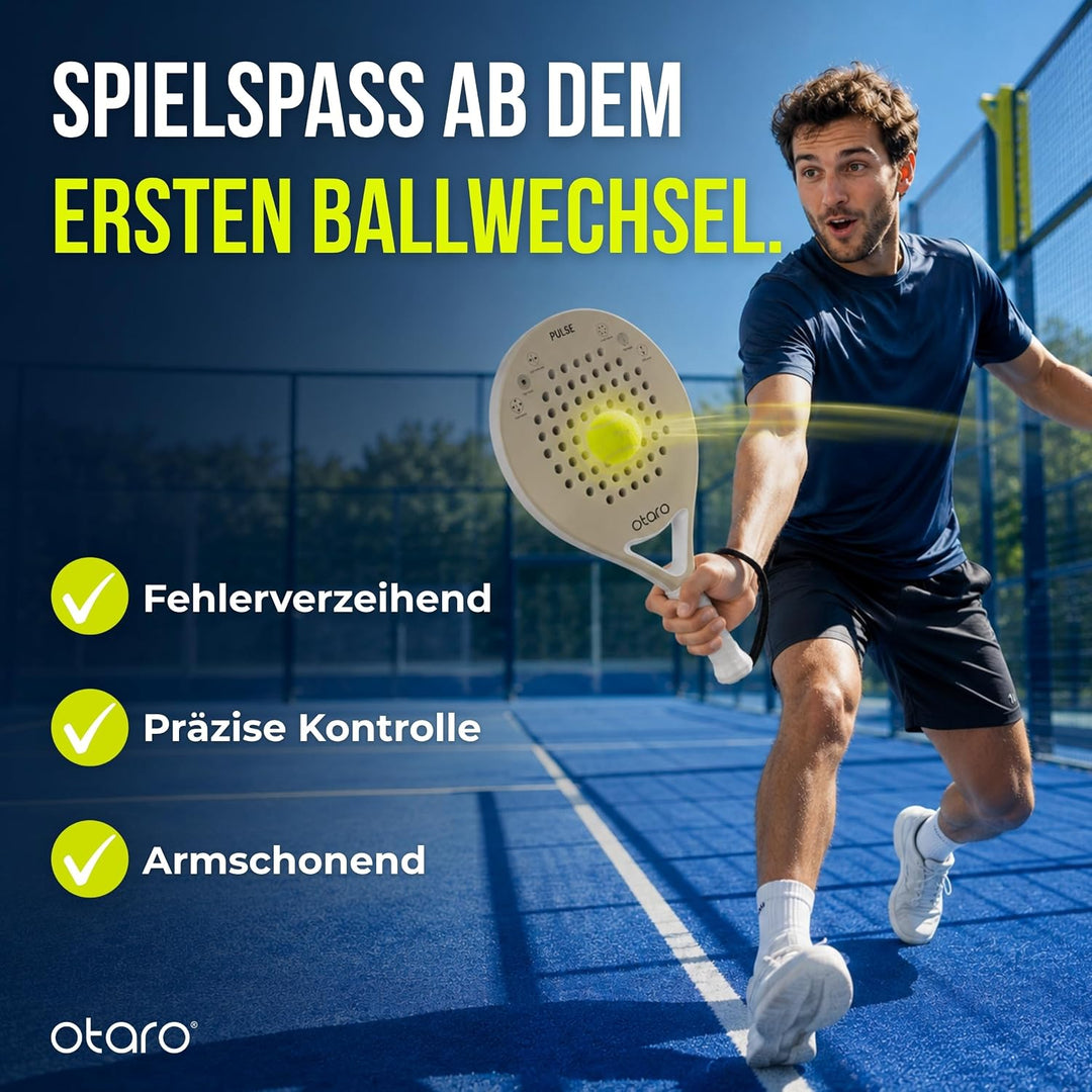 OTARO Padelschläger für Anfänger &amp; Fortgeschrittene | Ultraleicht &amp; ausbalanciert | Padel Schläger C