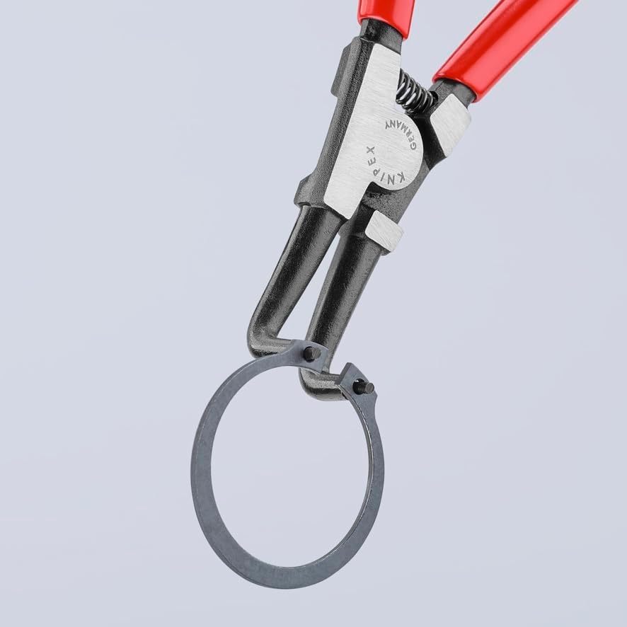Knipex Sicherungsringzange für Aussenringe auf Wellen schwarz atramentiert, mit Kunststoff überzogen