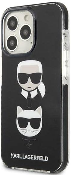 KARL LAGERFELD KLHCP13XTPE2TK Hülle für iPhone 13 Pro Max 6,7" hardcase schwarz/