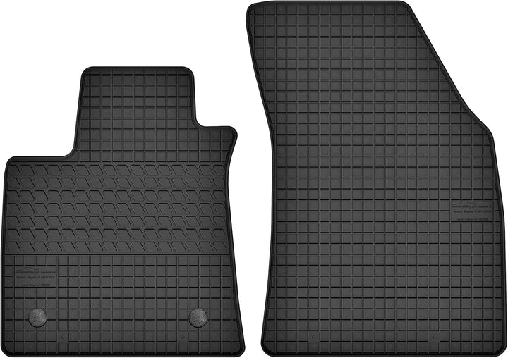 Motohobby Vorne Gummi Fussmatten Gummimatten Satz für Renault Megane IV (ab 2015)