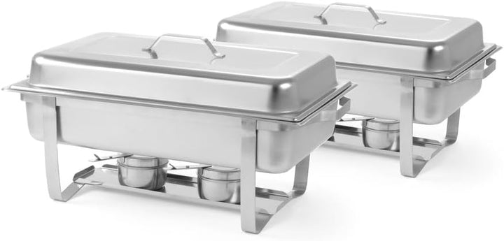 HENDI Gastronorm 1/1 Chafing Geschirr, 9 L, Edelstahl, GN, 2 Packed per: 2 Single GN 1/1, Packed per