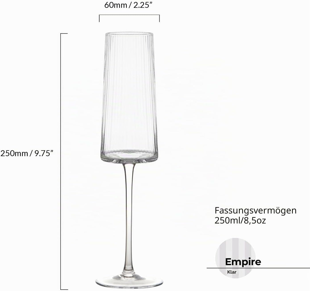 Anton Studio Designs 2 Champagnerflöten Empire