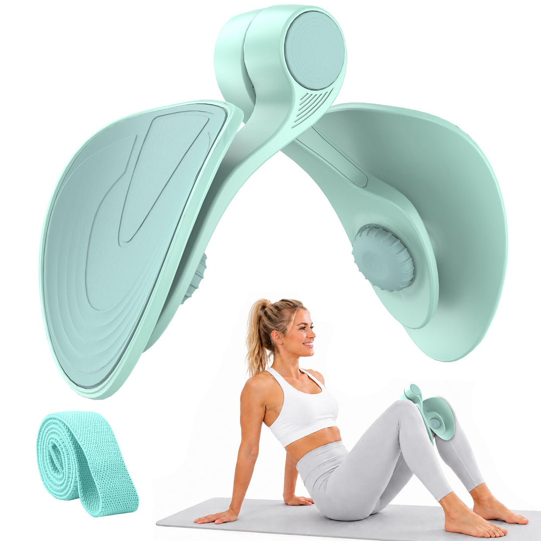 Oberschenkeltrainer 35lb Beckenboden Trainer Damen für Frau Beinpresse Po Trainer für Zuhause MäNner