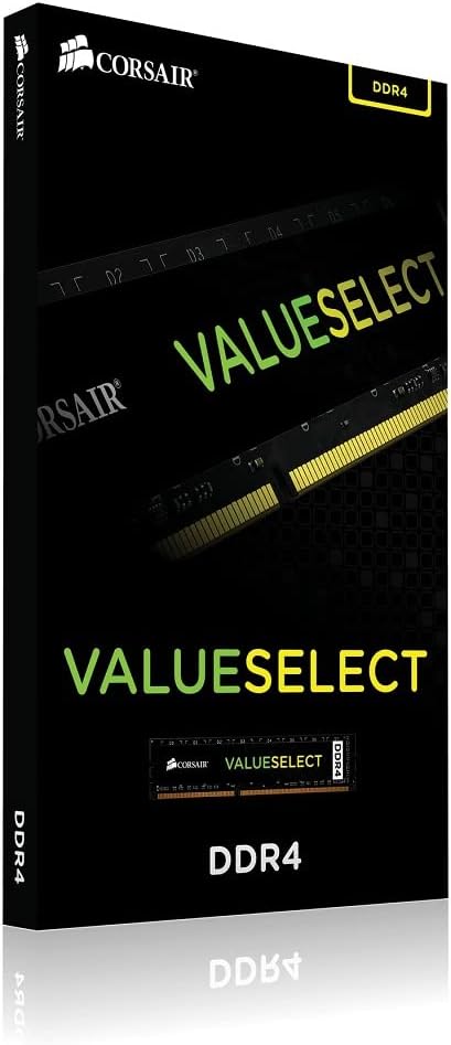 Corsair CMV8GX4M1A2400C16 Value Select 8GB (1x8GB) (DDR4 2400Mhz CL16) schwarz, 8GB