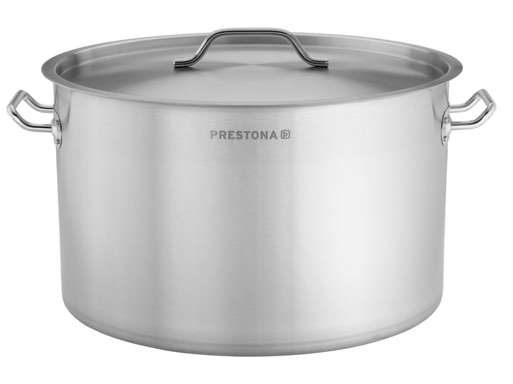 TECHNICA PRESTONA Topf Induktion 113 l – Kochtopf aus Edelstahl ⌀600 mm mit Deckel – Dreischichtbode