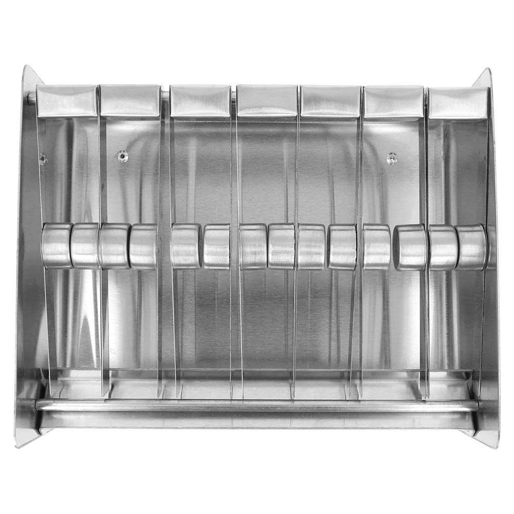Etiketten-Spender 2,5X2,5 Cm 23,5X19X11,7 Cm Silberfarben Metall - 1 Un.