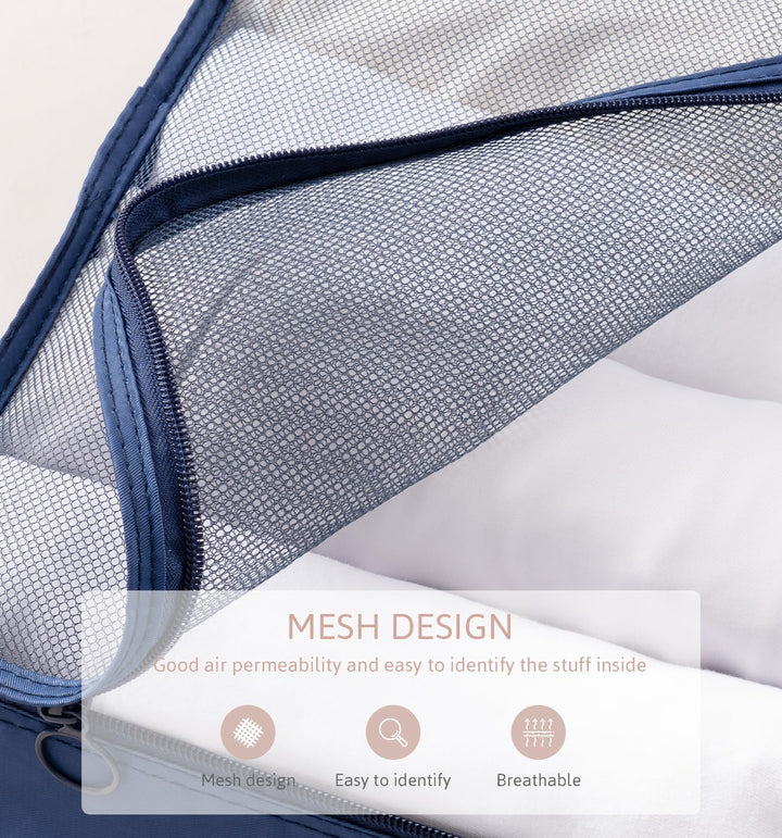Meowoo 8-teilig Koffer Organizer Set, Packing Cubes, Packwürfel für Urlaub & Business, Reise Organiz