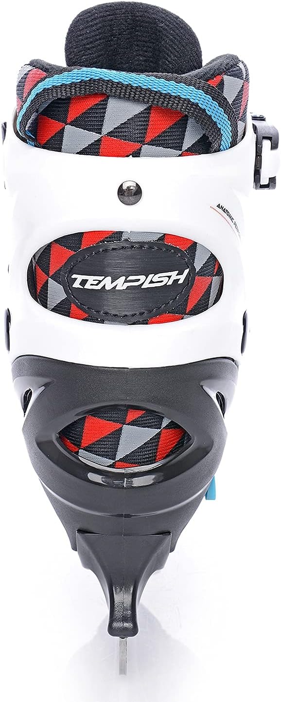 TEMPISH Jungen RS Verso Ice Kinderschlittschuh I in 4 Grössen verstellbar I Eishockey I schwarz-rot-