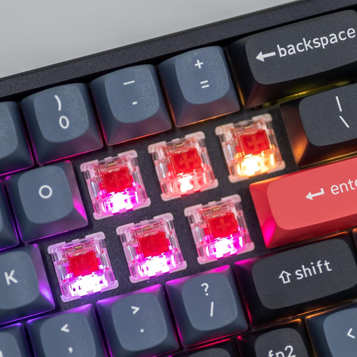 Keychron K6 Pro Wireless Custom Mechanical Keyboard, QMK programmierbares Makro, Hot-Swap-fähiger Ke