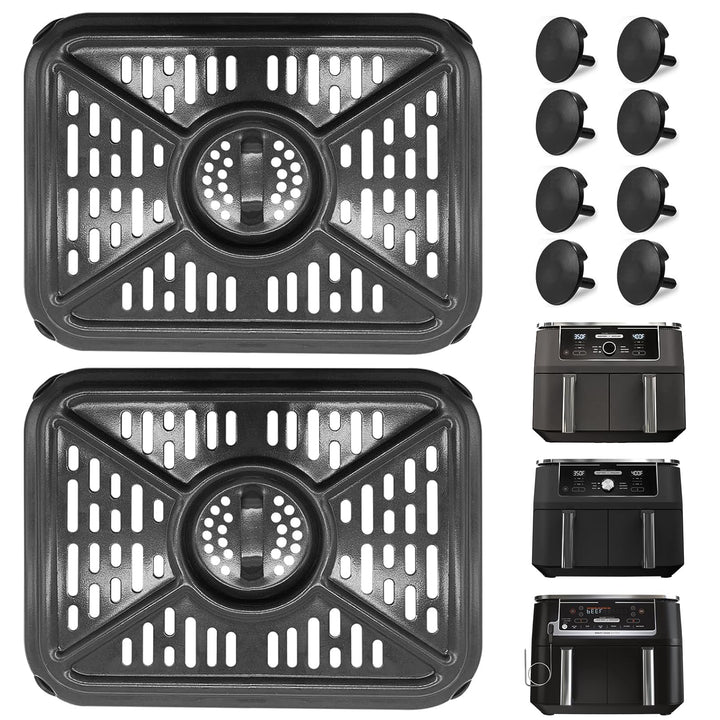 Air Fryer Grill Pan for Ninja Foodi AF400EU 9.5L 6 in 1 DualZone XL 2 Baskets Air Fryer, Replacement