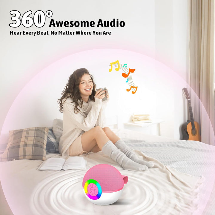 Karaoke Maschine Kinder Spielzeug Geschenke für 3-12 Jahre Mädchen Tragbares Bluetooth Karaoke Masch