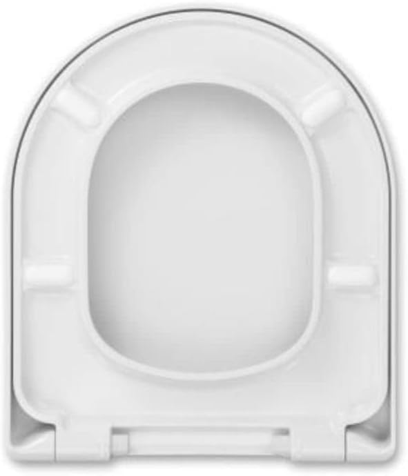 Vigour WC-Sitz clivia f.WC ohne Spülrand m.Deckel weiss m.sof