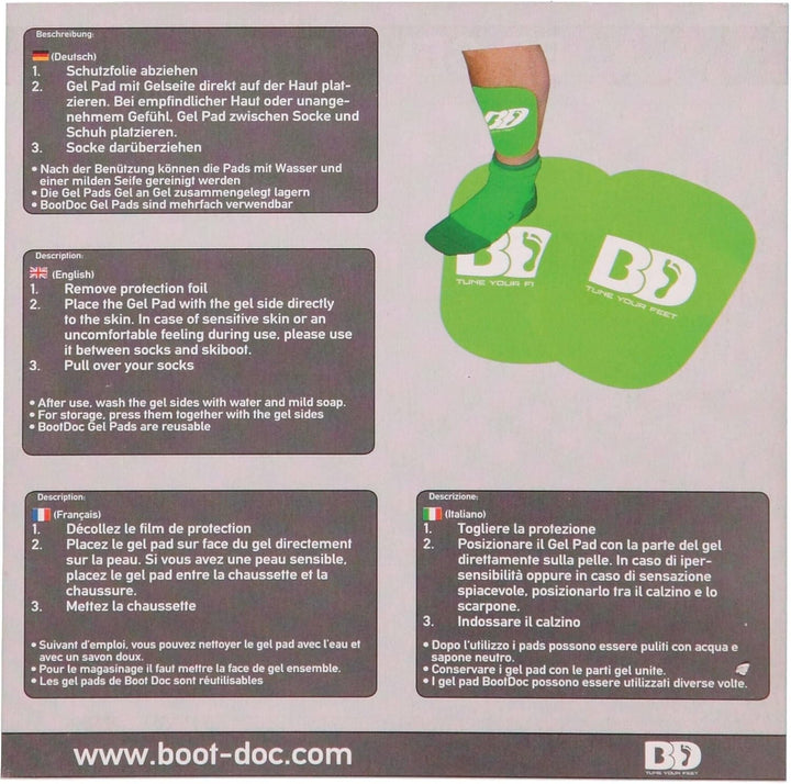 BOOTDOC GEL PAD Einheitsgrösse, Einheitsgrösse
