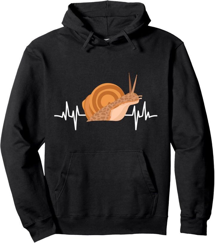 Schnecke Herzschlag Geschenk Schnecken Pullover Hoodie