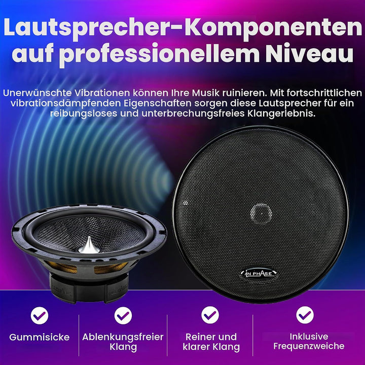 In Phase XTC6CX Lautsprechersystem, 300 W, 2-Wege, 60 W RMS XTC6CX 300W, XTC6CX 300W