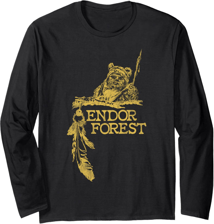 Star Wars Ewok Endor Forest Langarmshirt