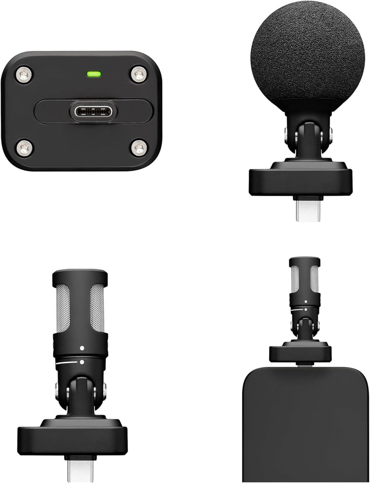 Shure MV88 USB-C Stereo-Mikrofon für Mobile Aufnahmen und Vlogging – mit Auto-Level-Modus, Echtzeit-