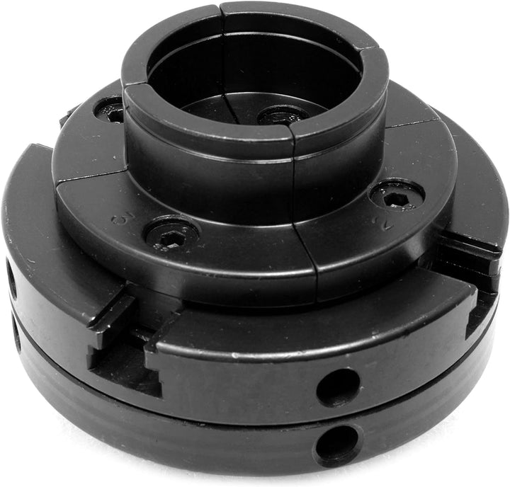 WEN LA4444 4 Zoll 4 Backen selbstzentrierendes Bohrfutter-Set mit 1 Zoll x 8TPI Gewinde Drehbankfutt