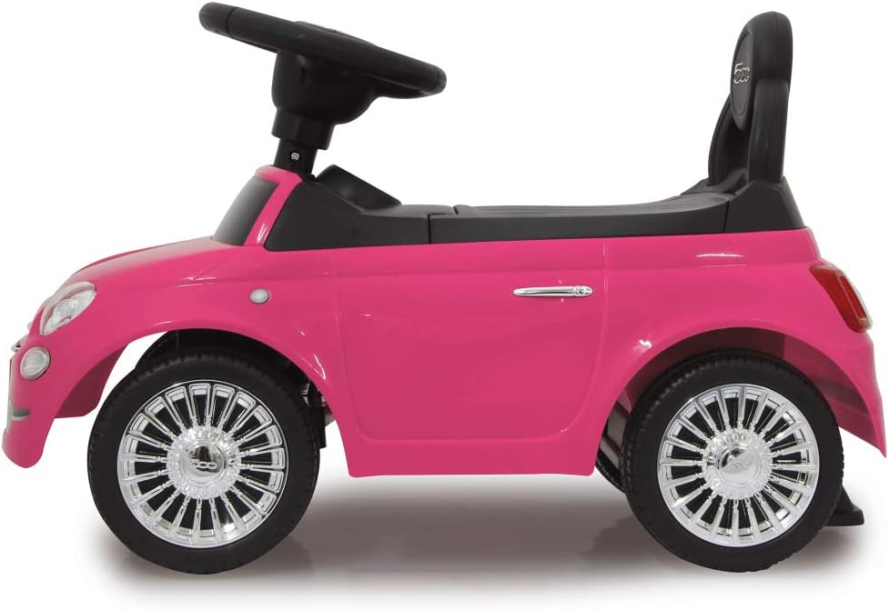 JAMARA 460436 Rutscher FIAT 500 – Kinderfahrzeug, Offiziell lizenziert, Kofferraum unter der Sitzflä
