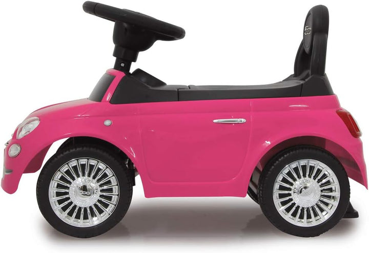 JAMARA 460436 Rutscher FIAT 500 – Kinderfahrzeug, Offiziell lizenziert, Kofferraum unter der Sitzflä