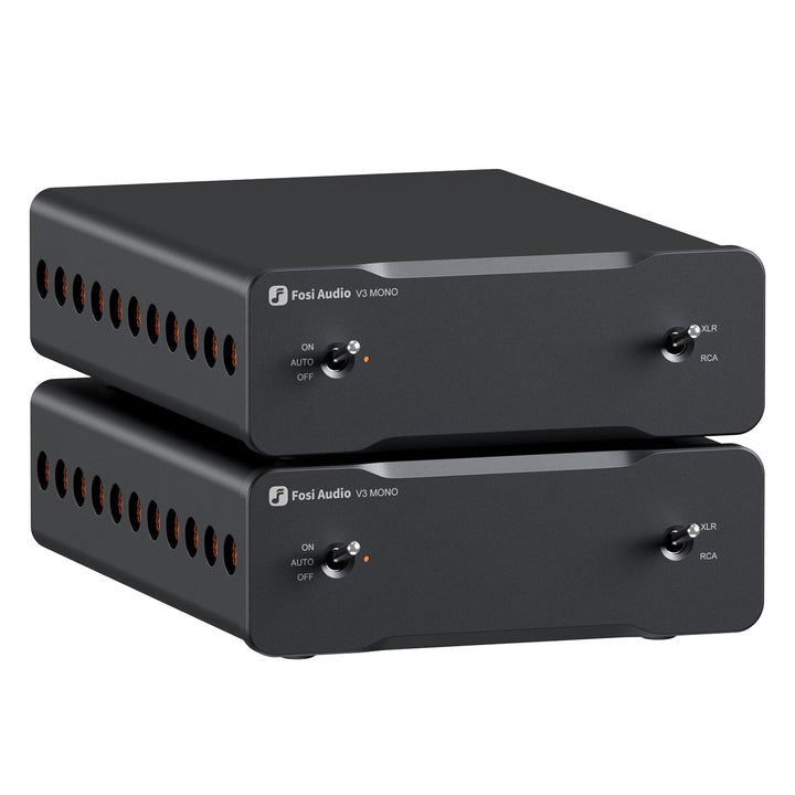 Fosi Audio V3 Mono Leistungsverstärker für Passive Lautsprecher, Mini Monoblock Class D Verstärker m