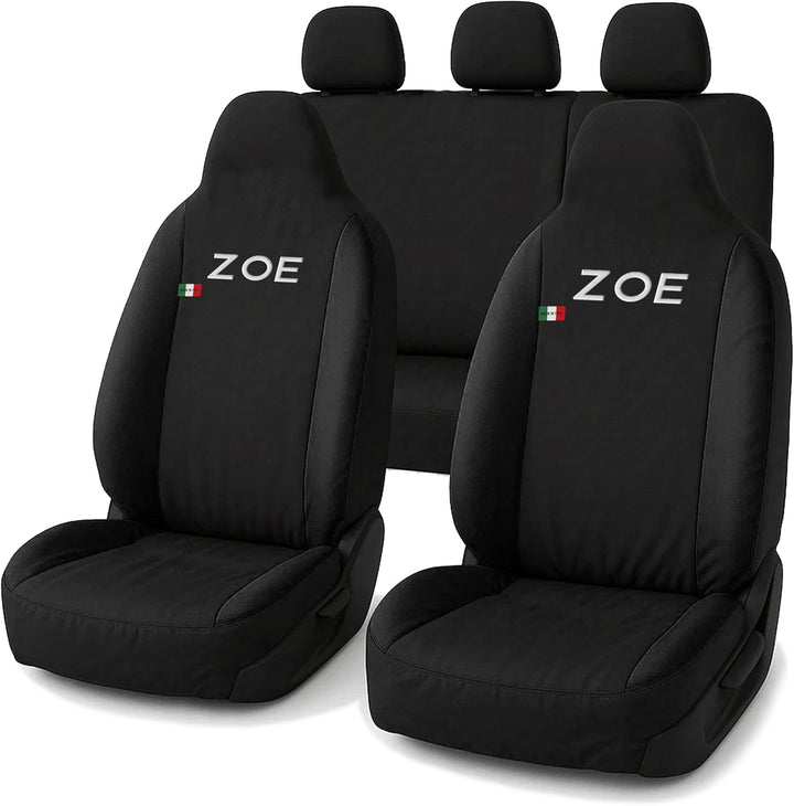 Auto Accessori Lupex Sitzbezüge für Autos, kompatibel mit Zoe, inklusive Kopfstützenbezug, hergestel