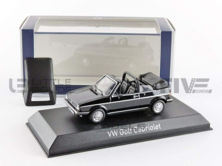 Norev nv840074 Massstab 1: 43 "1981 Volkswagen Golf Cabriolet schwarz spritzgussmodell