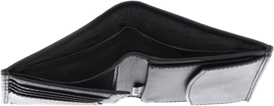 Oxmox Leather Kombibörse 12 cm black Schwarz, Schwarz