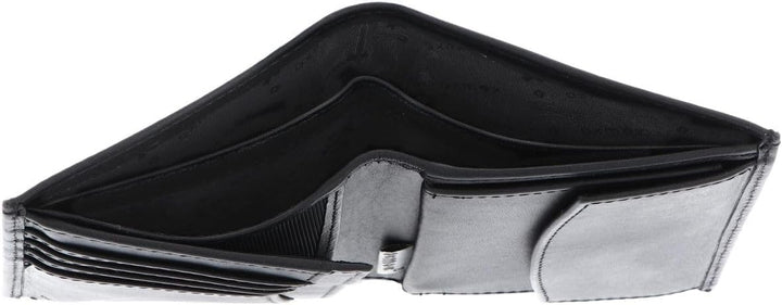 Oxmox Leather Kombibörse 12 cm black Schwarz, Schwarz