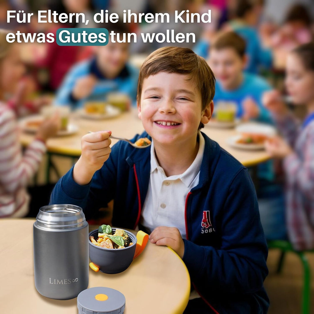 Thermobehälter für Essen 700ml [HEIss & KALT] Warmhaltebehälter Essen - Thermobox für Essen - Thermo