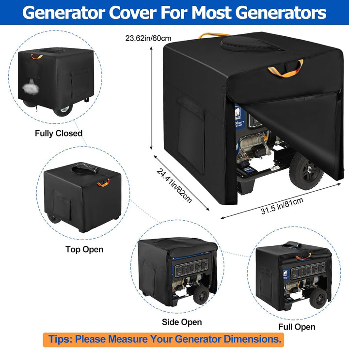 800D Oxford Wasserdichte Generator Abdeckung für den Aussenbereich, Outdoor Garden Patio Universell