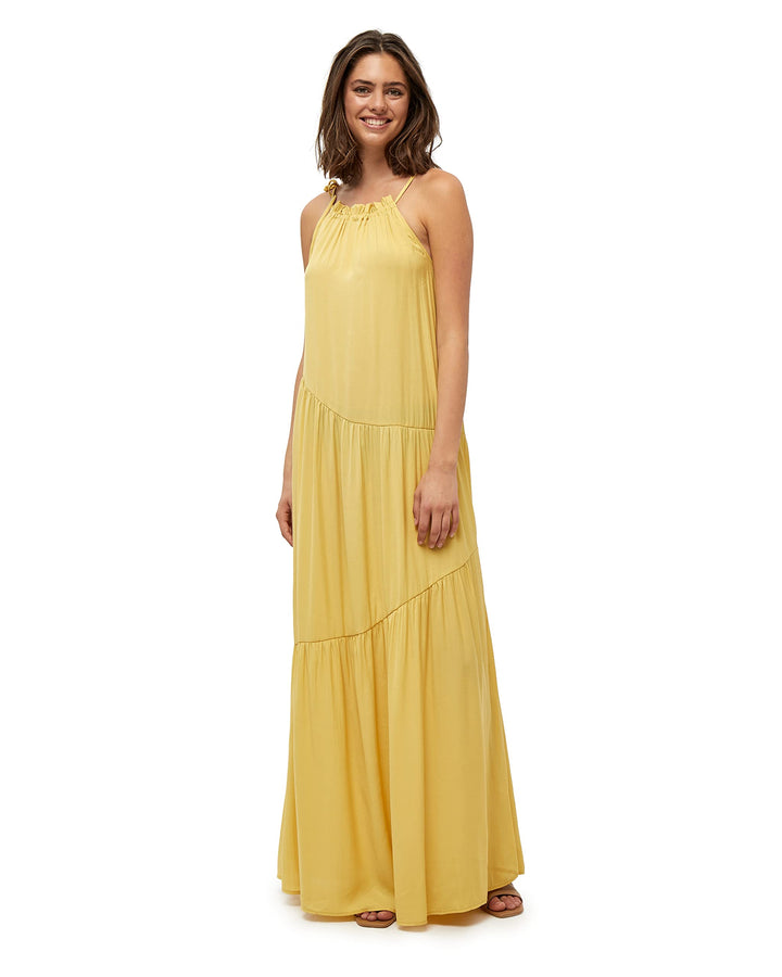 Desires Damen Joyla Kleid XS 6108 Dark Yellow, XS 6108 Dark Yellow