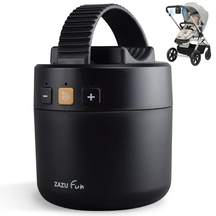 ZAZU ROXY Baby Rocker – Elektrischer Kinderwagen-Schaukler mit Weinen-Sensor, einstellbarer Wipp-Stä