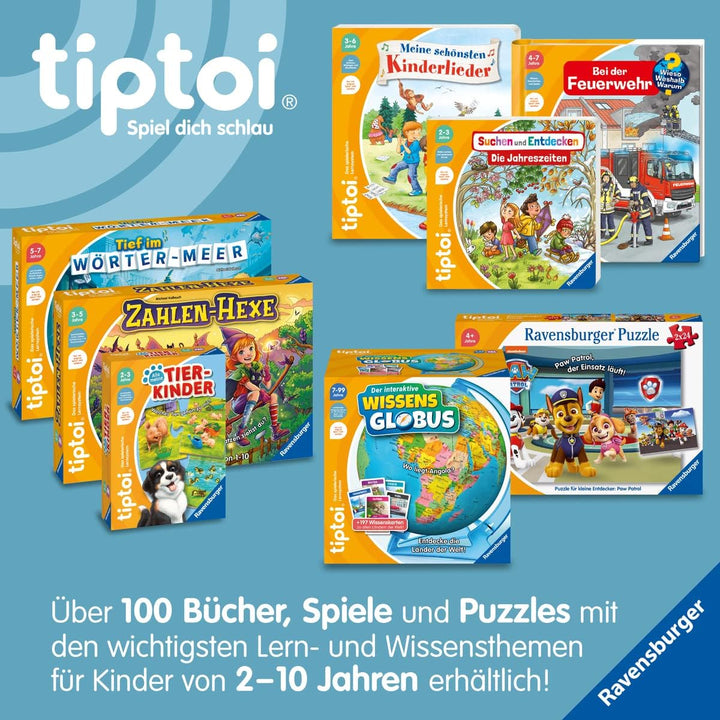 Ravensburger tiptoi Ladestation 00111 - lädt Akku und Audiodateien Single
