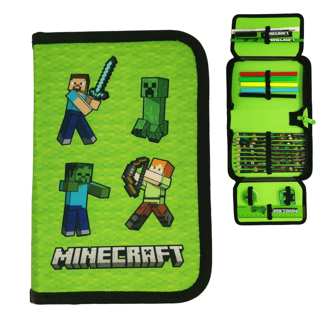 Theonoi Pferd Federmäppchen Federtasche Federmappe Mäppchen Etui 2 Fach Doppeldecker Schüleretui Sti