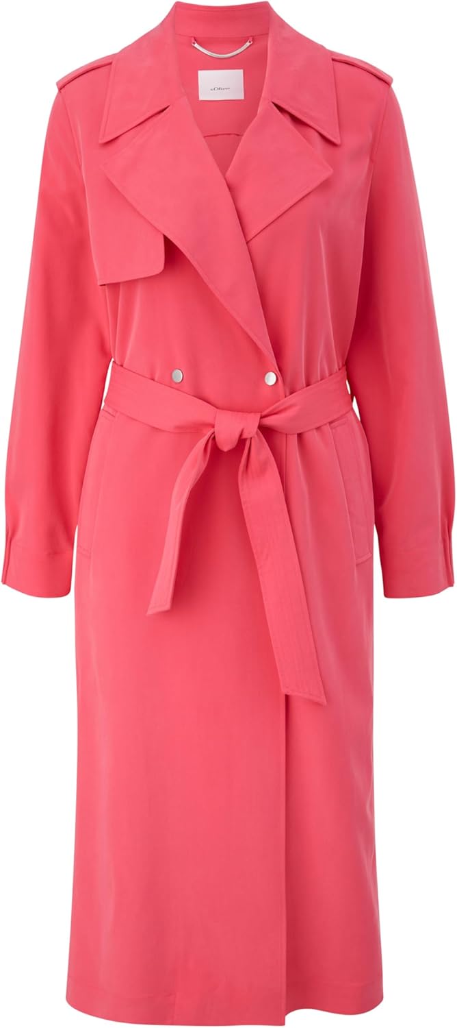 s.Oliver Trenchcoat aus Viskosemix 40 4515_pink, 40 4515_pink
