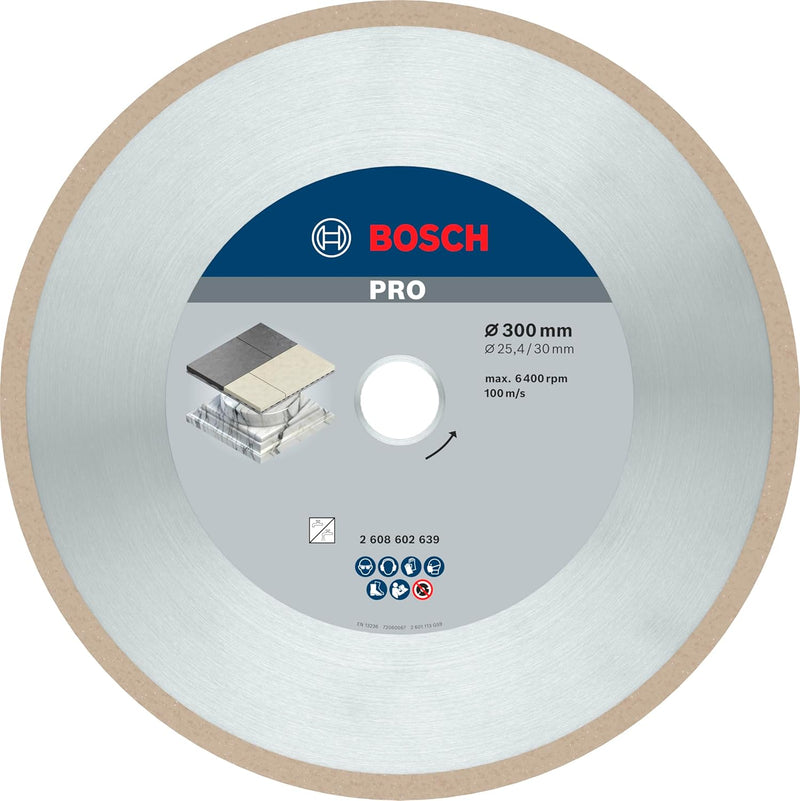 Bosch Accessories Bosch Professional Diamanttrennscheibe Best für Ceramic, 300 x 30/25,40 x 2,8 x 10