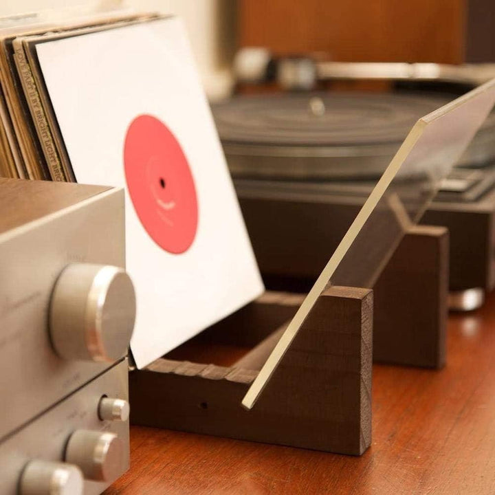 Merkts Schallplattenständer, Schallplatten-Halter, Ständer für CDs, stapelbar, moderner CD-Halter, S