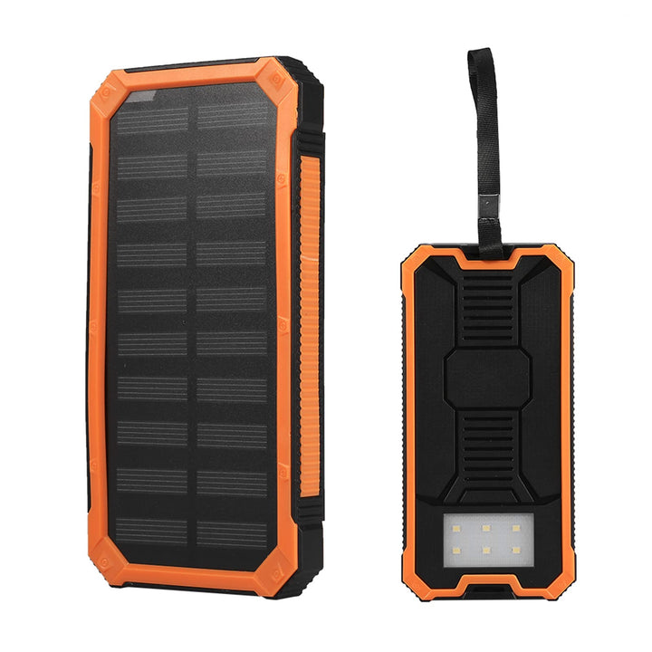 20000MAH Solar Power Bank Tragbares Ladegerät, Dual USB Solar Panel Ladegerät mit Schnellem Gebühren