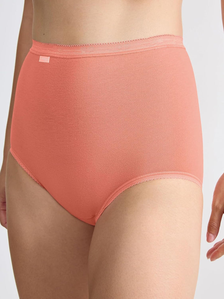 Sloggi Damen 24/7 Micrfib MD3P Taillenslip 38 Basic+ Maxi Multiple Colours 21, 38 Basic+ Maxi Multip