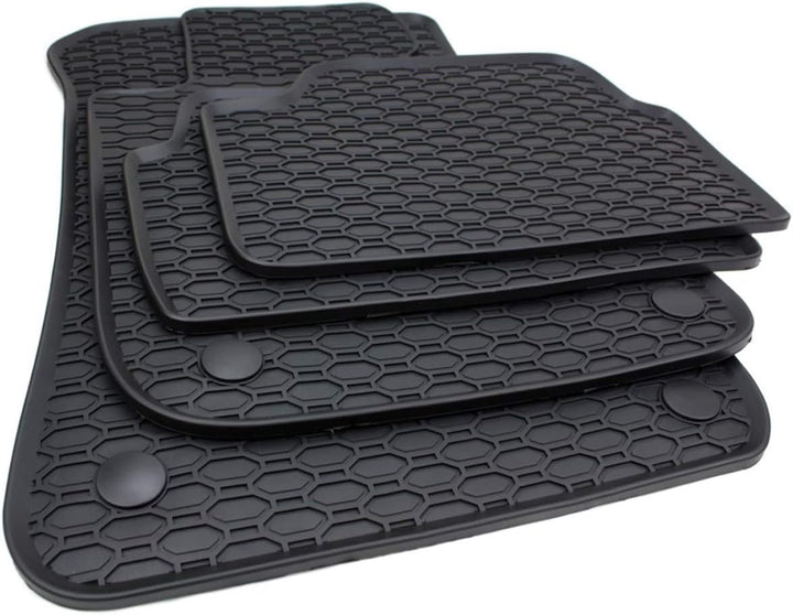 Kfzpremiumteile24 Gummimatten Kompatibel mit 1er E81 E82 E87 X1 E84 Premium Fussmatten Allwetter Gum
