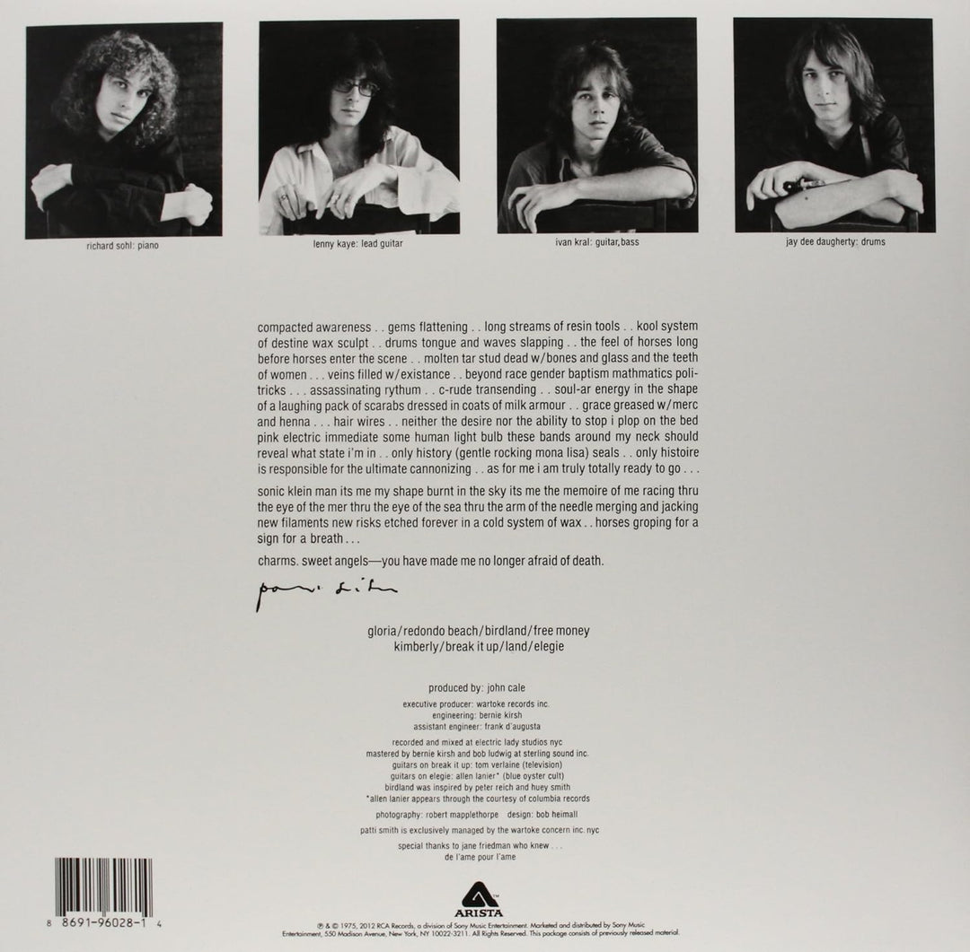 "Horses ""Gloria""", Vinyl