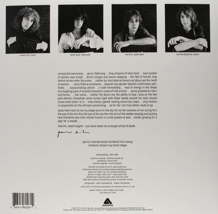 "Horses ""Gloria""", Vinyl