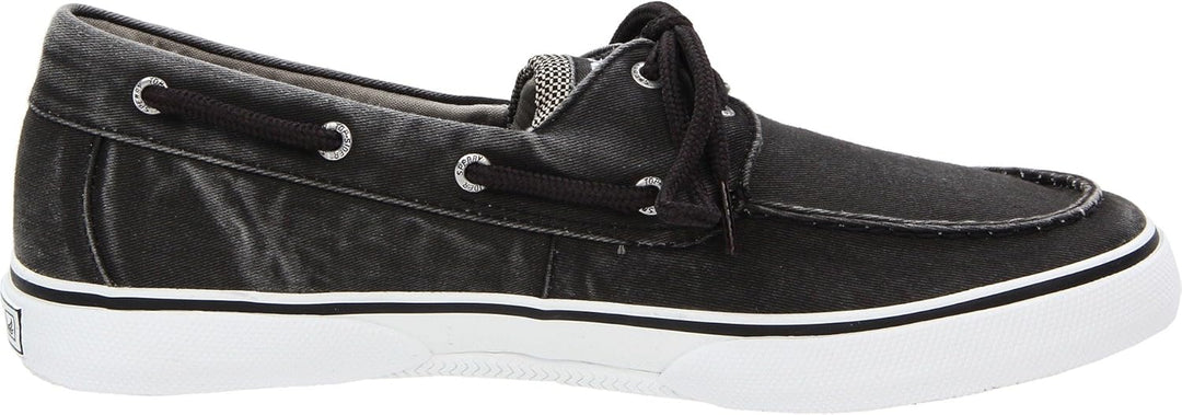 Sperry Herren Halyard 2-eyeBootsschuh 49 EU Schwarz, 49 EU Schwarz