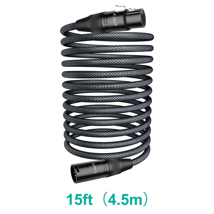 J&D 5 PIN XLR DMX Kabel, DMX512 XLR 5-polig Stecker auf 5-polig Buchse DMX 512 Turnaround DMX Bühnen