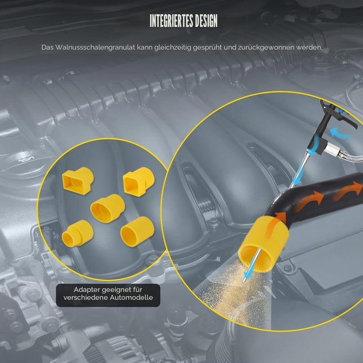 AUTOOL HTS558 Strahlgeräte Nussschalen Strahlgerät, Automotor-Einlassventil-Reinigungsmaschine 220V