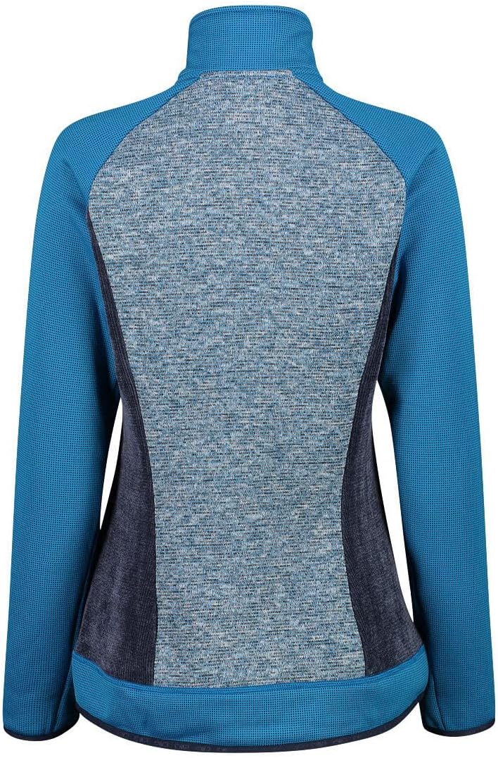 CMP Damen Jacke Fleecejacke Fleecepullover 38 GIADA-B.BLUE, 38 GIADA-B.BLUE