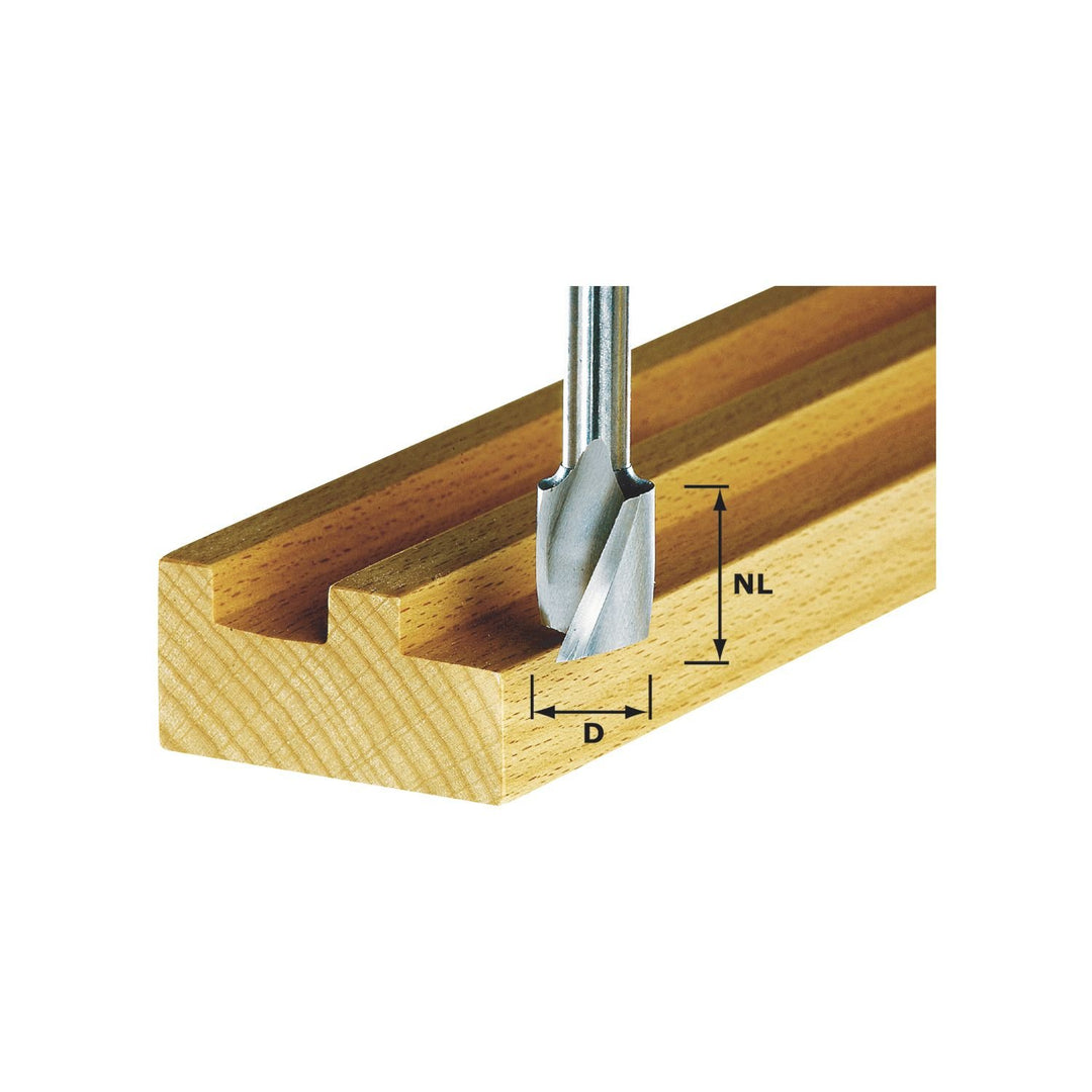 Festool Spiralnutfräser HW Spi S8 D4/10 4 mm, 4 mm