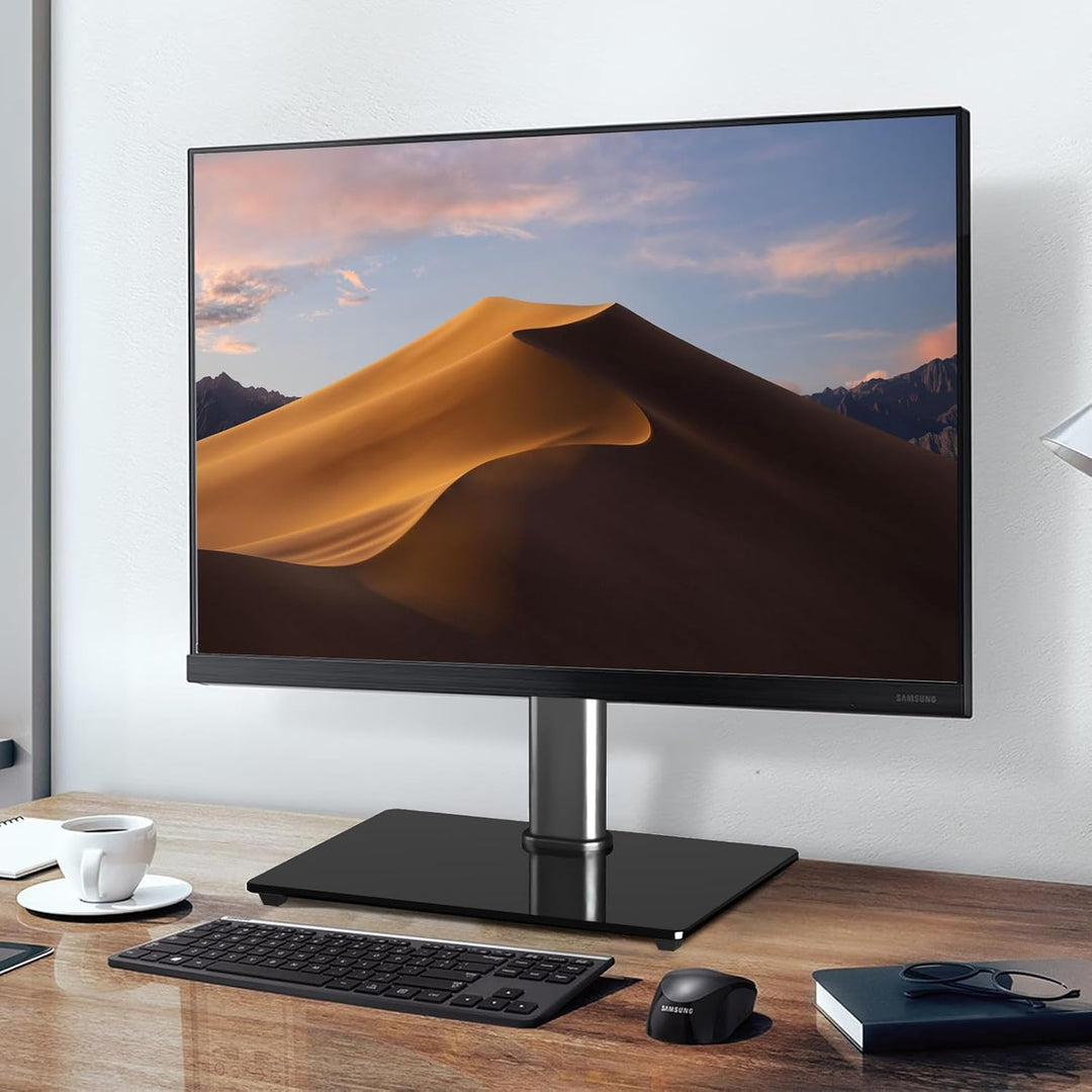 suptek TV Ständer Schwenkbar for 26-55 inch LED OLED Flat Curved Screens bis zu 50 KG, TV Stand höhe